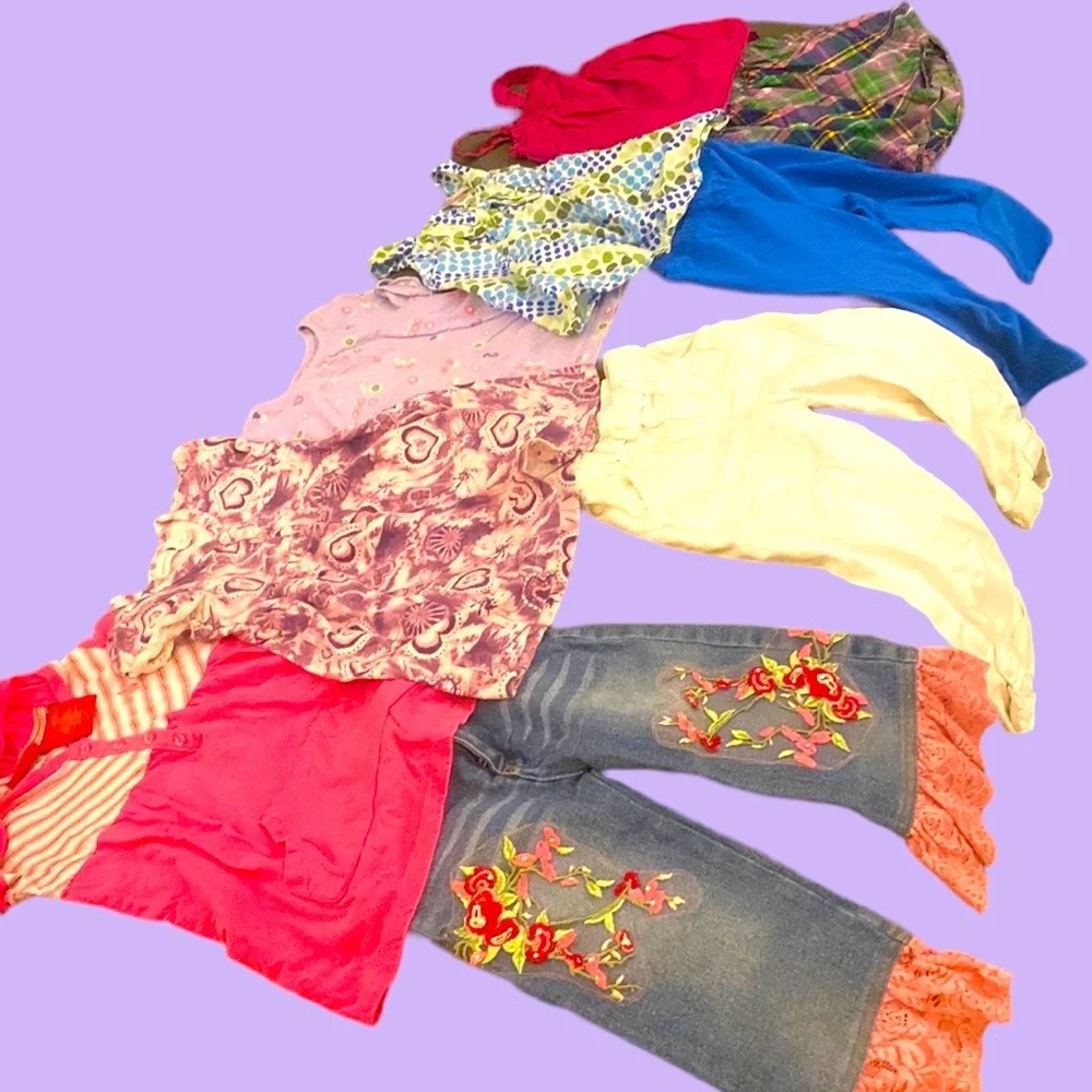 9 piece girls 4T bundle
